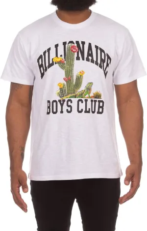 Billionaire Boys Club Clothing Men Knit Tee BB Desert Screen Printed Short Sleeve Crew Neck T-Shirt