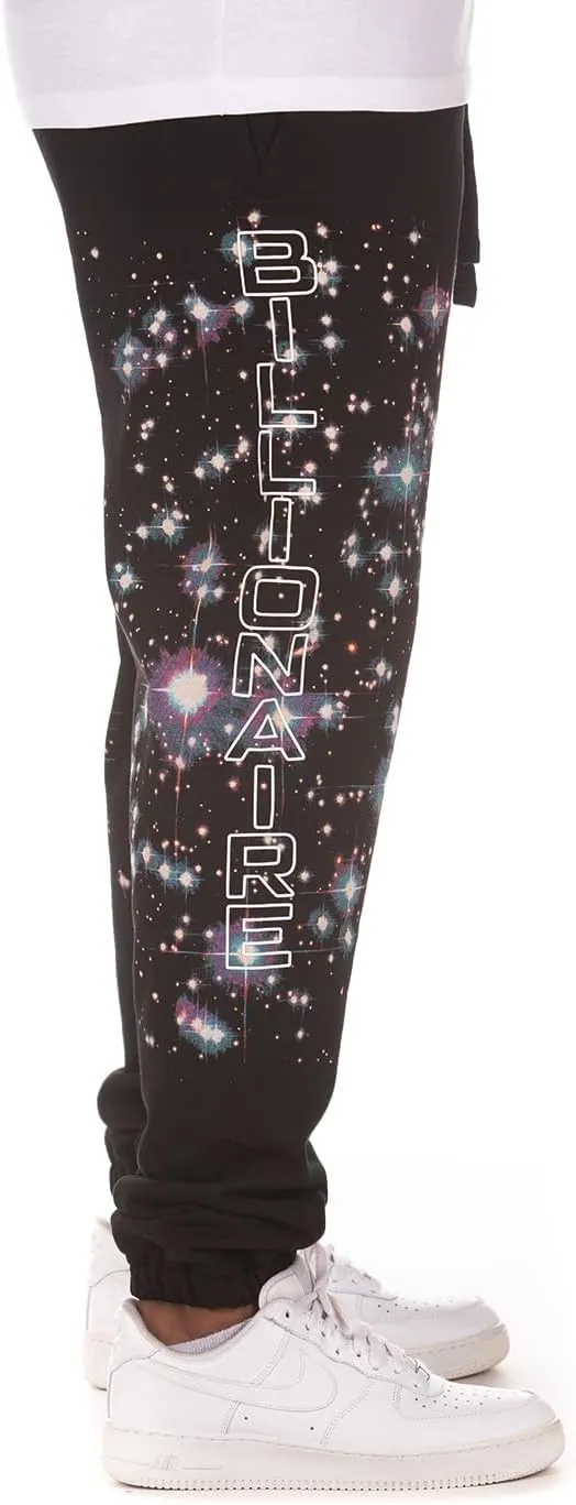 Billionaire Boys Club Clothing Men Sweatpants BB Milky Way Sweats Closed Bottom Jogger Pants