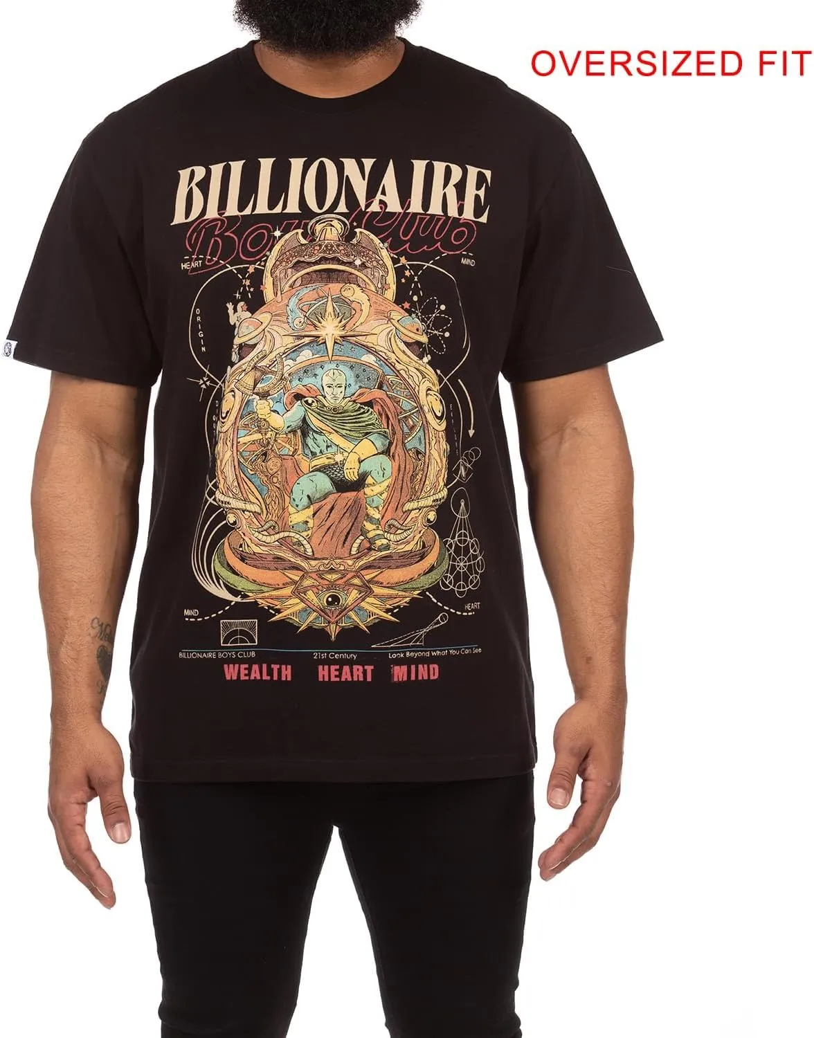 Billionaire Boys Club Clothing Men T-Shirt BB Galielo Short Sleeve Knit Oversized