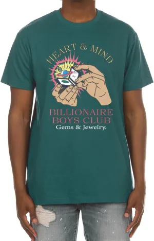 Billionaire Boys Club Clothing Men T-Shirt BB Gem and Jewelry Screen Printed Short Sleeve Crew Neck Tee