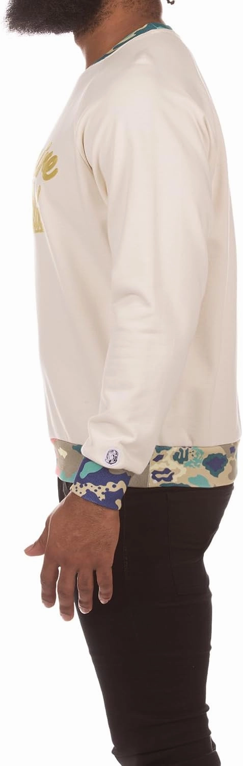 Billionaire Boys Club Clothing Men Knit Tee BB Formation Oversized Long Sleeve Crew Neck T-Shirt