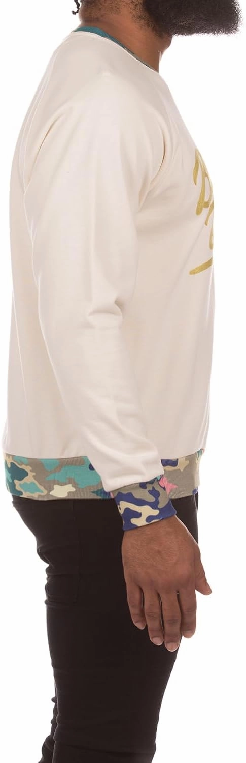 Billionaire Boys Club Clothing Men Knit Tee BB Formation Oversized Long Sleeve Crew Neck T-Shirt