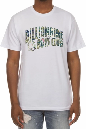 Billionaire Boys Club Clothing Men T-Shirt BB Arch Particles Screen Printed Short Sleeve Crew Neck Tee
