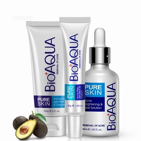BIOAQUA 3in1 Face Acne Scar Removal Spots Oil Cream Scar Blemish Marks Moisturizing Oil 100g 30g 30ml
