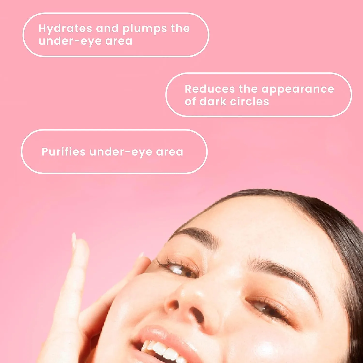 BLAQ Award Winning Bright Eyes Patches for Dark Circles and Puffiness, with Red Algae, Hyaluronic Acid and Activated Charcoal. Vegan and Cruelty-Free, 30-Pack.