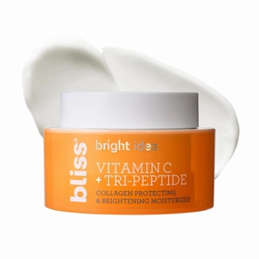 Bliss Bright Idea Tri-Peptide Vitamin C Moisturizer   Mighty Marshmallow Bright & Radiant Whipped Mask Duo