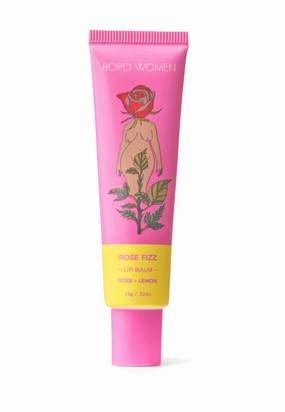 BOPO ROSE FIZZ LIP BALM