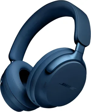 Bose QuietComfort Ultra Bluetooth Headphones, Wireless Headphones with Spatial Audio, Over Ear Noise Cancelling with Mic, Up to 24 Hours of Playtime, Lunar Blue - Limited Edition Color