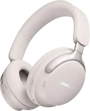 Bose QuietComfort Ultra Bluetooth Headphones, Wireless Headphones with Spatial Audio, Over Ear Noise Cancelling with Mic, Up to 24 Hours of Playtime, White Smoke