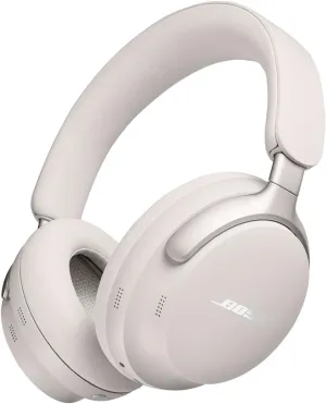 Bose QuietComfort Ultra Wireless Noise Cancelling Headphones with Spatial Audio, White Smoke (Renewed Premium)