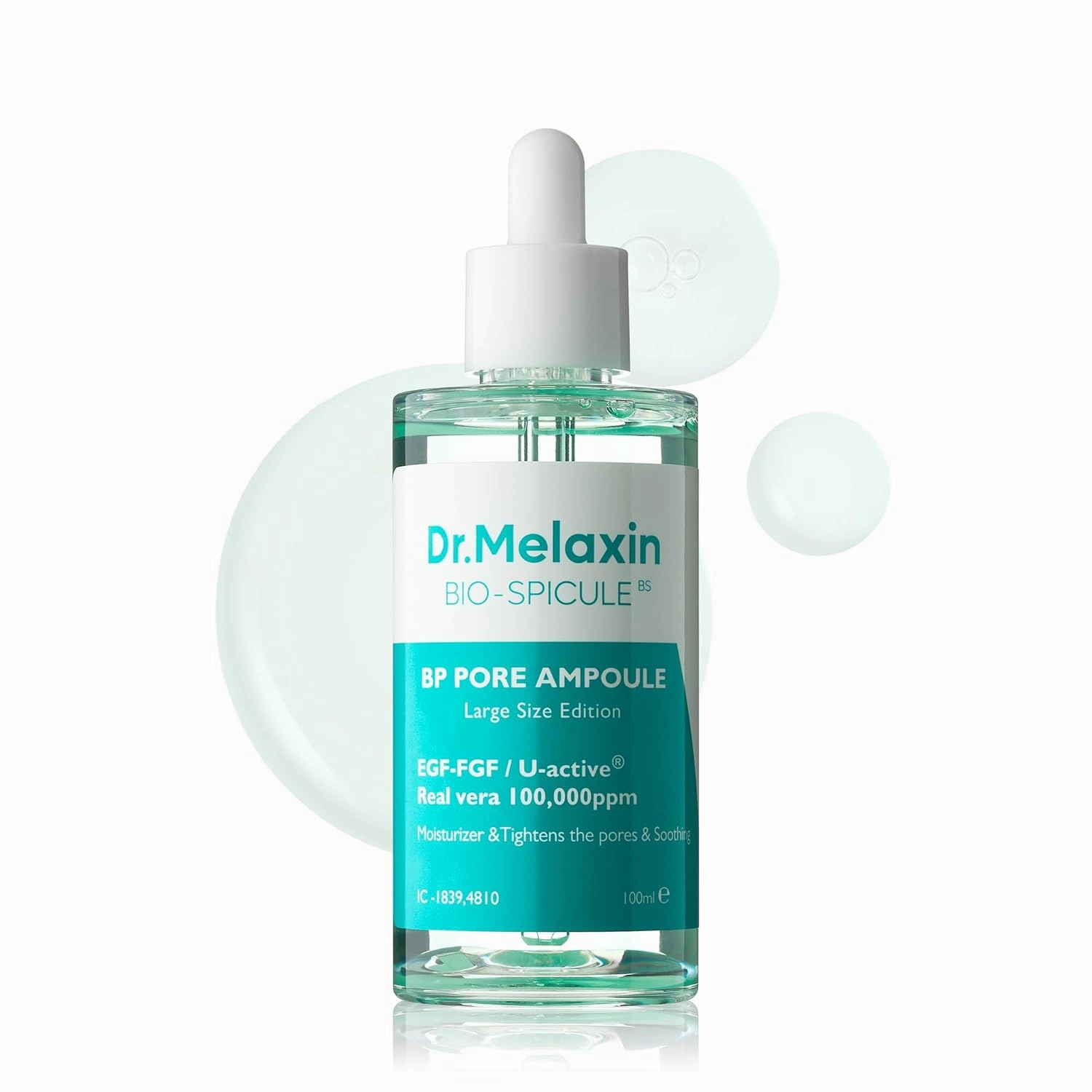 BP Pore Ampoule 3.38 fl.oz | Bio spicule Pore Tightening, Cleansing, Energizing Stimulation, Pore Minimizer, 100ml