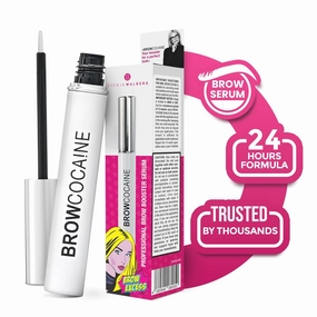 BROWCOCA!NE Brow Thickener & Lengthener - Eyebrow Enhancer for Fuller, Defined Brows - Paraben-free - Nourishing & Volumizing Formula- Easy to Apply - 3.5. ml - SVENJA WALBERG