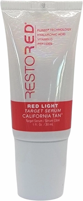 California Tan Restored Target Serum Red Light Therapy 1oz NEW