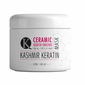 Ceramic Hair Mask,deeply conditions dry, damaged hair, repairs with keratin, making it soft, frizz-free, hydrated, well-conditioned, and adds shine.(16 oz)