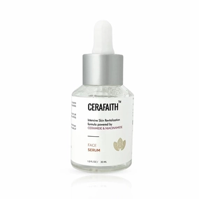Ceramide & Niacinamide Face Serum For Blemish Free, Bright & Clear Skin | Fades Dark Spots | With Liqorice Extract, Hyaluronic | For All Skin Types, Women & Men.