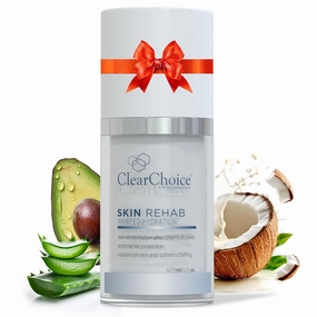 Clear Choice Skin Rehab Whipped Hydration, Deeply Hydrates & Repairs Skin Barrier, Post-Treatment Care, Fast-Absorbing Formula, 1.7oz