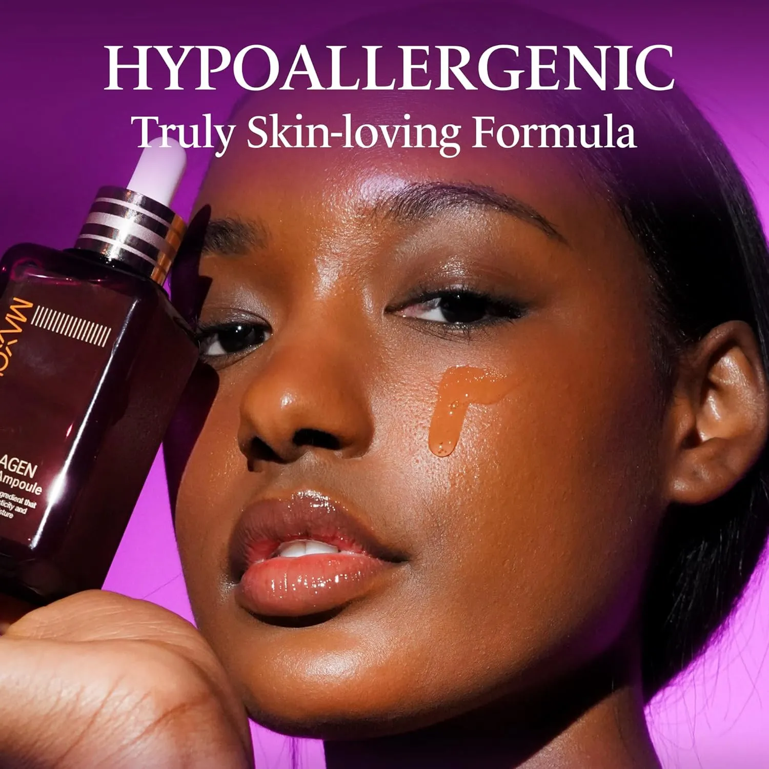 Collagen Intensive Ampoule | Firming Face Serum w/ 3 Types of Collagen | Hydrating Face Serum Ampoule Korean Skin Care | Glass Skin Ampoule (3.38 fl oz)
