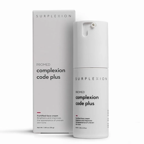 Complexion Code Plus Face Cream, Depigmentation and Anti-aging Treatment, 1.7 oz, with Azelaic Acid and Tranexamic Acid