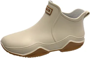 Couple Rain Shoes Outside Wear Versatile Water Shoes Thick Bottom Comfortable Non Slip Rain Boots for Thick Calves