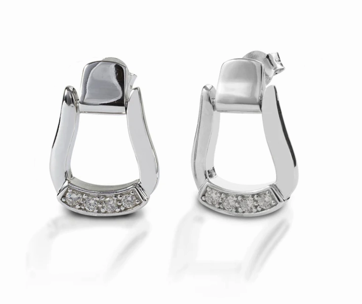Cowgirl Luxe Oxbow Stirrup Earrings