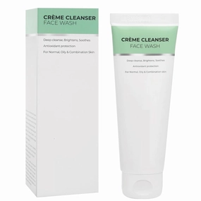 Creme Cleanser For Oily Ski.n Facewash | Complete Cleansing | Skin Brightening | Moisturising | For Normal, Combination, Oily & Acne-Prone Skin | Salicylic Acid   Lactic Acid   Vitamin C | 70 ml
