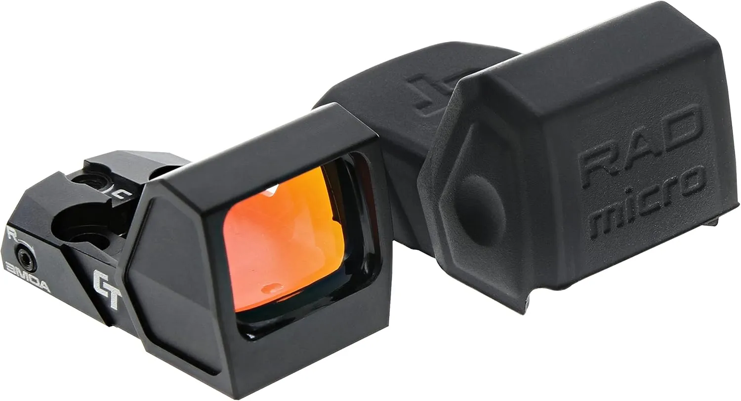 Crimson Trace RAD Micro Compact Open Reflex Pistol Sight with Integrated Co-Witness for Compact and Subcompact Handguns, Defensive Shooting and Competition