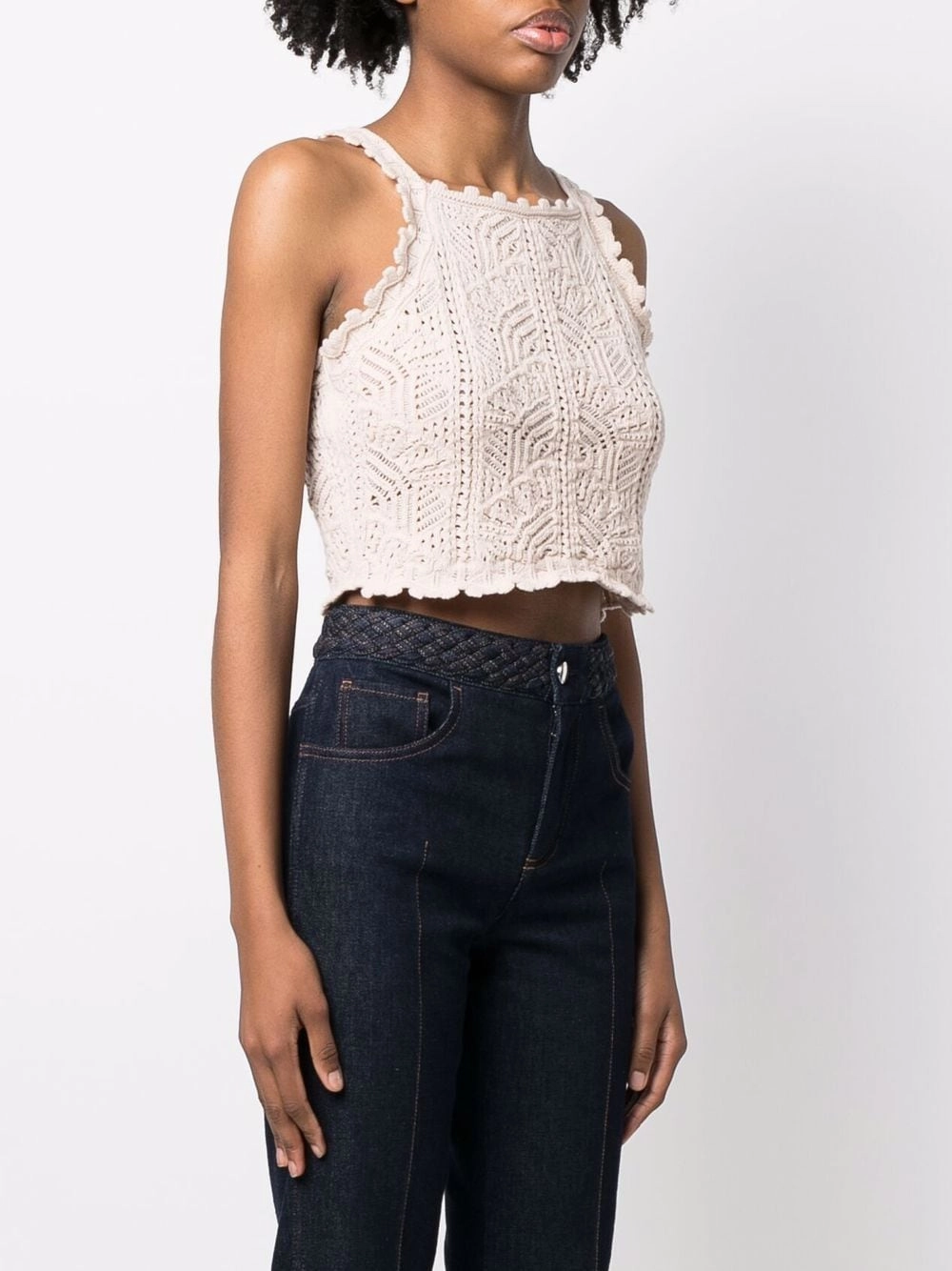 Crochet cropped top