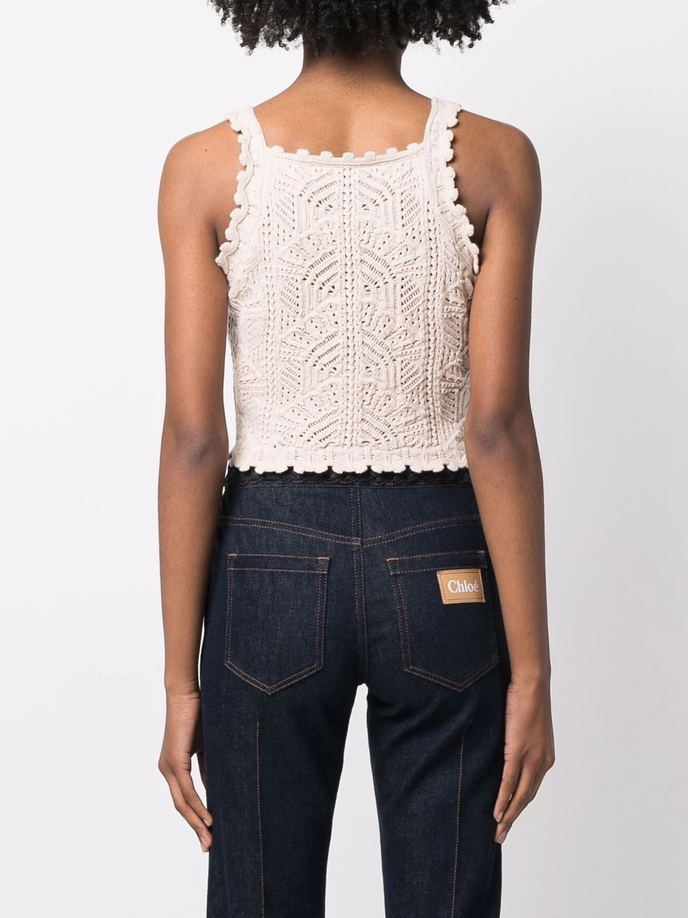 Crochet cropped top