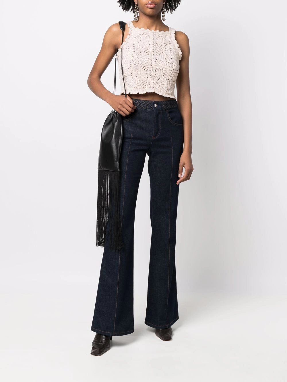 Crochet cropped top