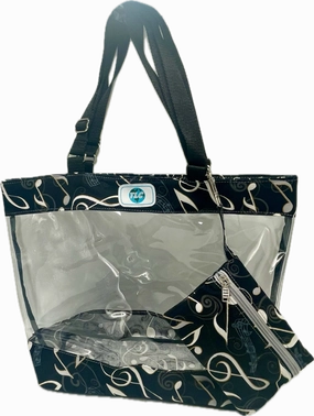 CST- Musicality Clear Stadium Tote Bag