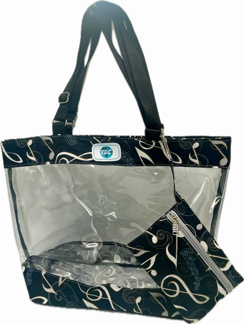 CST- Musicality Clear Stadium Tote Bag