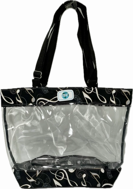 CST- Musicality Clear Stadium Tote Bag