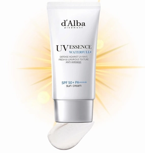 d'Alba Piedmont [ORIGINAL] UV Essence Sunscreen for Face SPF 50  Face Moisturizer Korean Ultra Violet Protection White Truffle Sun Cream Hydrate Skin and Decrease Wrinkles