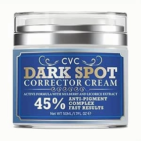 Dark Spot Corrector for Face & Body – 45% Anti-Pigment Complex with Mulberry & Licorice Extract – Dark Spot Remover & Age Spot Treatment for Even Tone & Bright Skin – 50ml / 1.7oz Cream