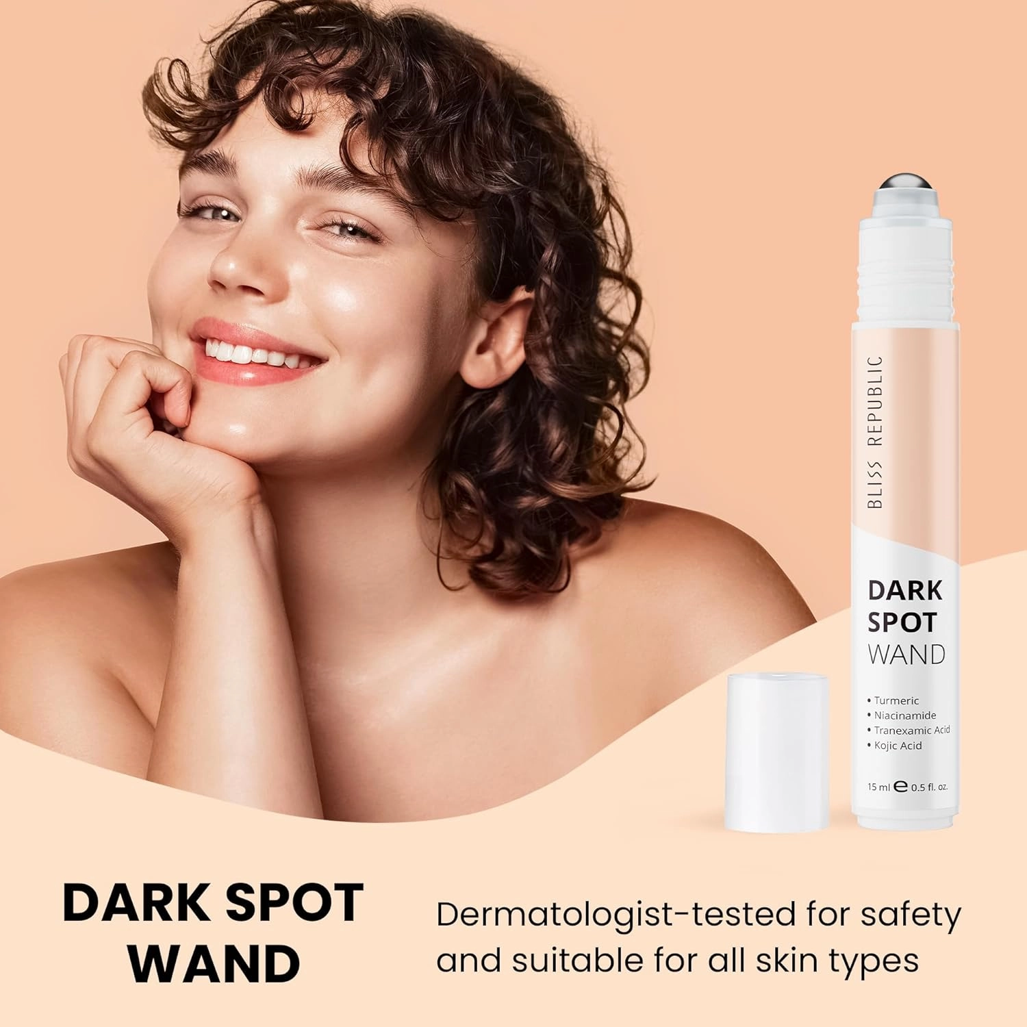 Dark Spot Remover for Face and Body, Dark Spot Wand, Anti-Aging Skin Care, Dark Spot Serum, Corrector for Sun Spot (30ml, 1 fl oz), Clear