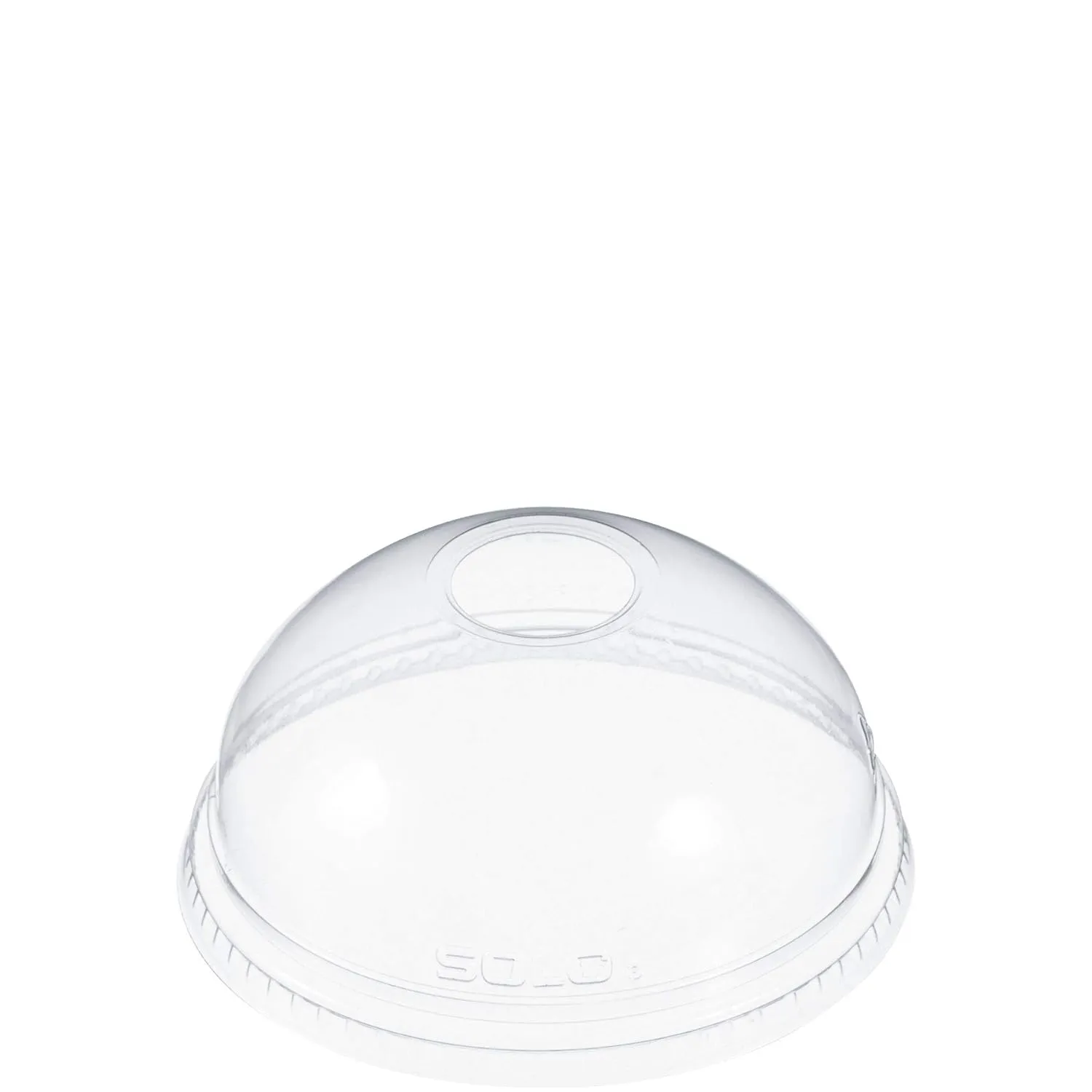Dart DLR626 Clear Lid PET 626 Dome With Hole (Case of 1000)