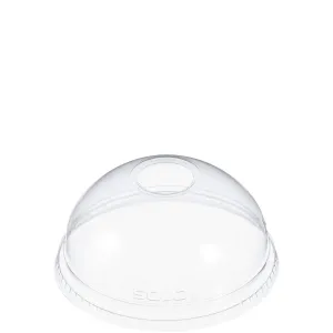 Dart DLR626 Clear Lid PET 626 Dome With Hole (Case of 1000)