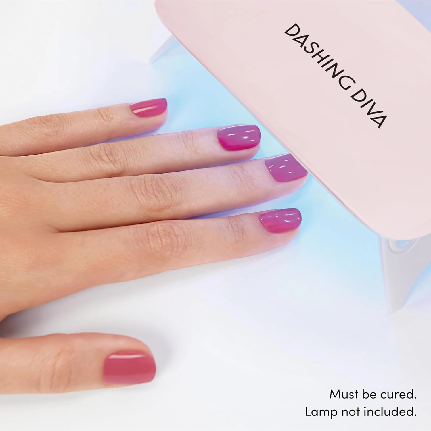 Dashing Diva Glaze Nail Strip Duo - Mermaid Tail Collection - Stone Cold & California Breeze - Long Lasting, Chip Resistant, Semi-Cured Gel Nail Strips - Contains 2 Colors