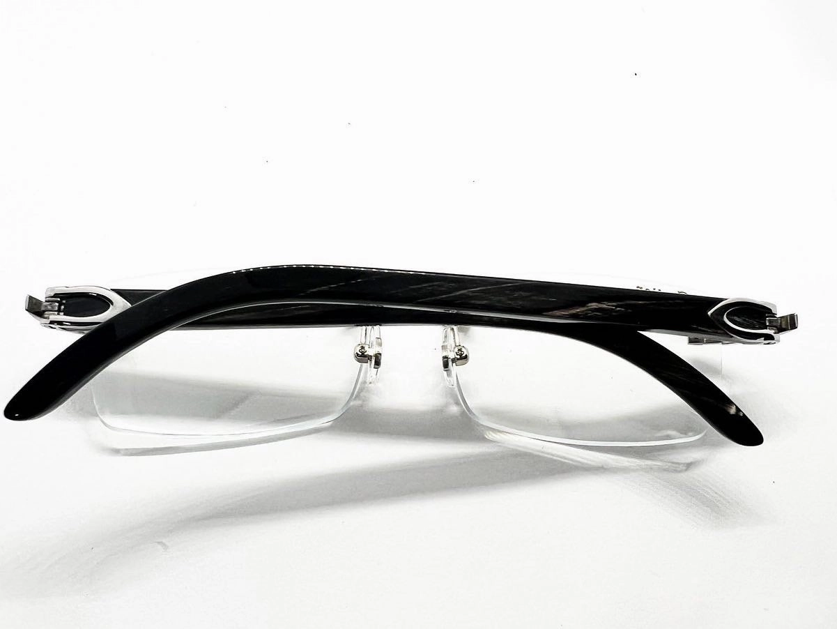 Decor C Black & Silver Buffs 56 Eyeglasses