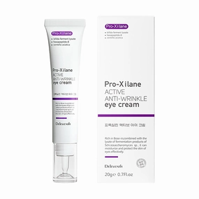 DEleventh Korean Brand Pro-Xilane Active Anti-Wrinkle Eye Cream 20g / Anti-Aging, Anti-Oxidation, Fade Fine Lines, Reduces Wrinkles, Dark Circles & Puffiness for Youthful, Bright Eyes