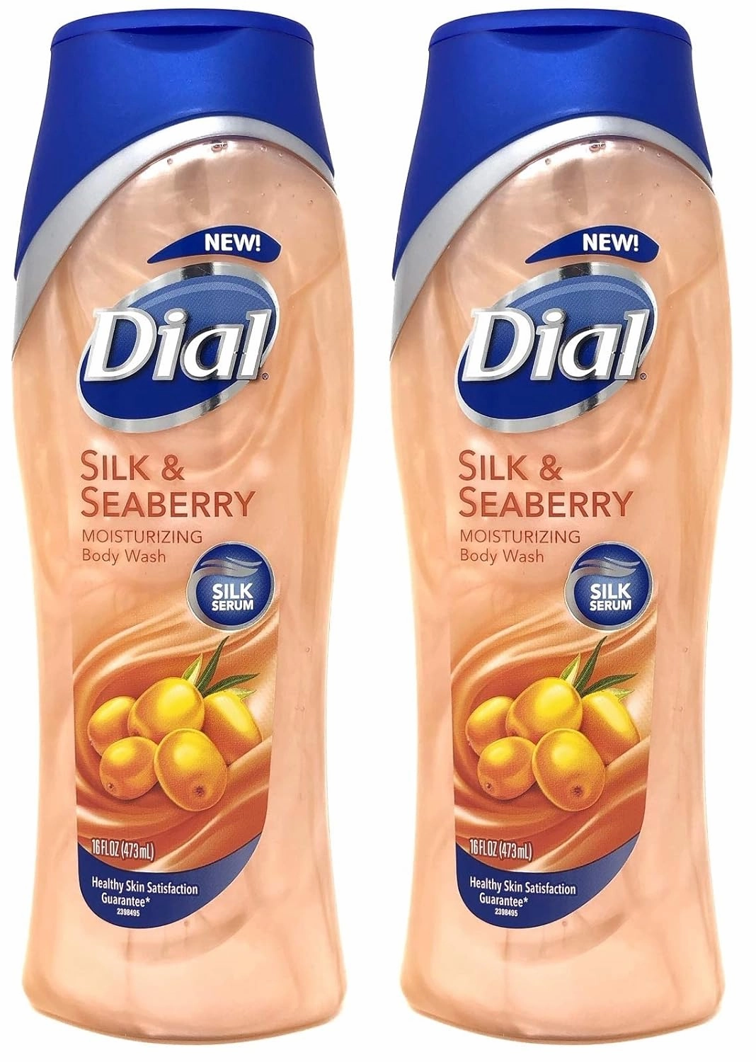 Dial Moisture Rich Body Wash, Omega Packed Sea Berries, 16 Ounce, (Pack of 2)