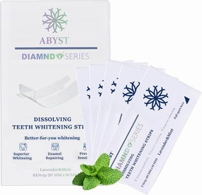 Diamond Dissolving Teeth Whitening Strips Soft Enamel-Safe Brightening Strips for Teeth WhiteningHome Dental Care Oral Hygiene for Brighter Smile Simple & Convenient Teeth Whitening Strips 44Ct