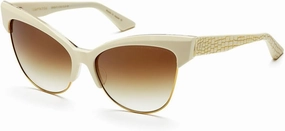 Dita TEMPTATION 22029 C-CRM-GLD Cream-18K Gold w/ D. Brown to Clear-G Sunglasses