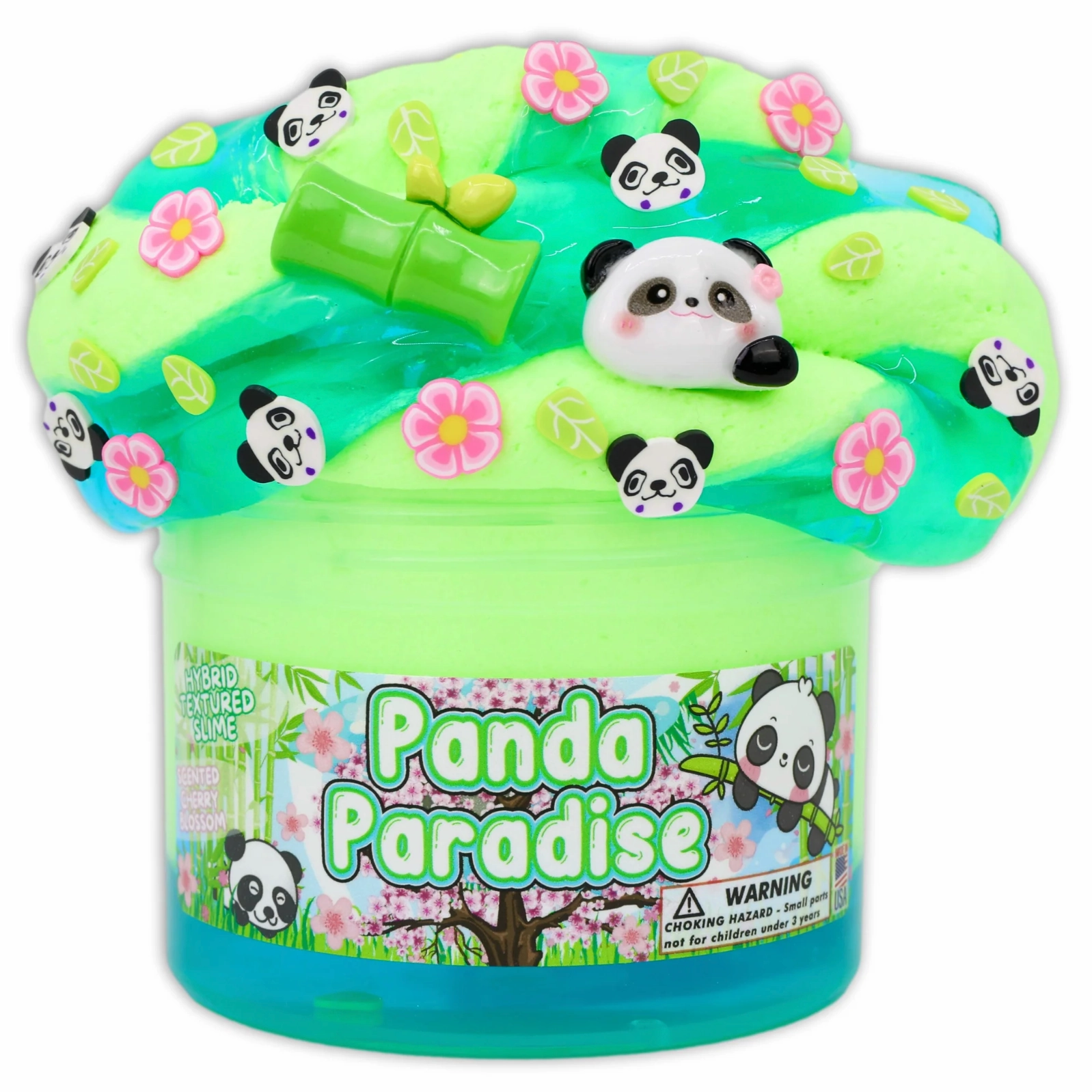 Dope Slimes Panda Paradise ( Hybrid Textured Slime)