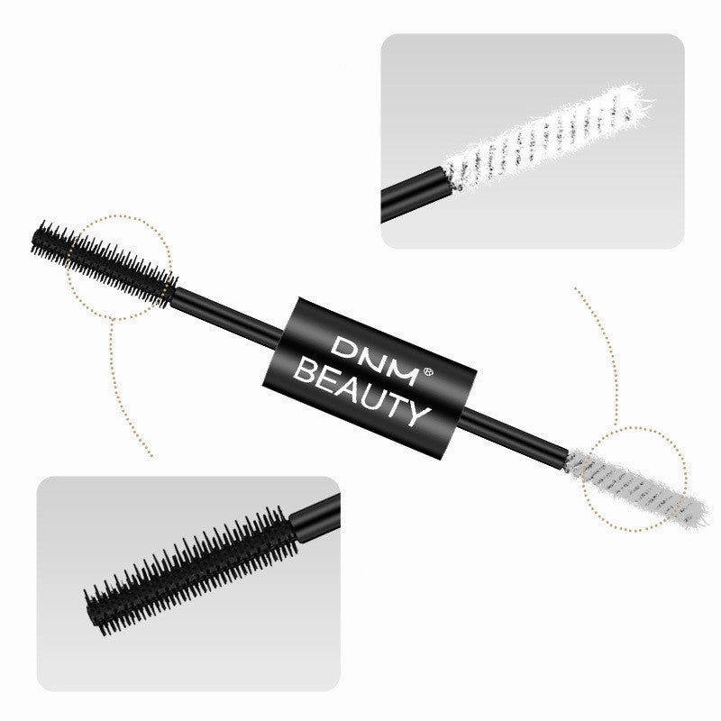 Double Wand Thick & Thin Black Mascara by DNM - High Pigment