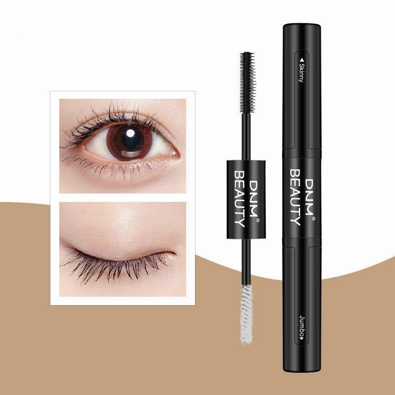 Double Wand Thick & Thin Black Mascara by DNM - High Pigment