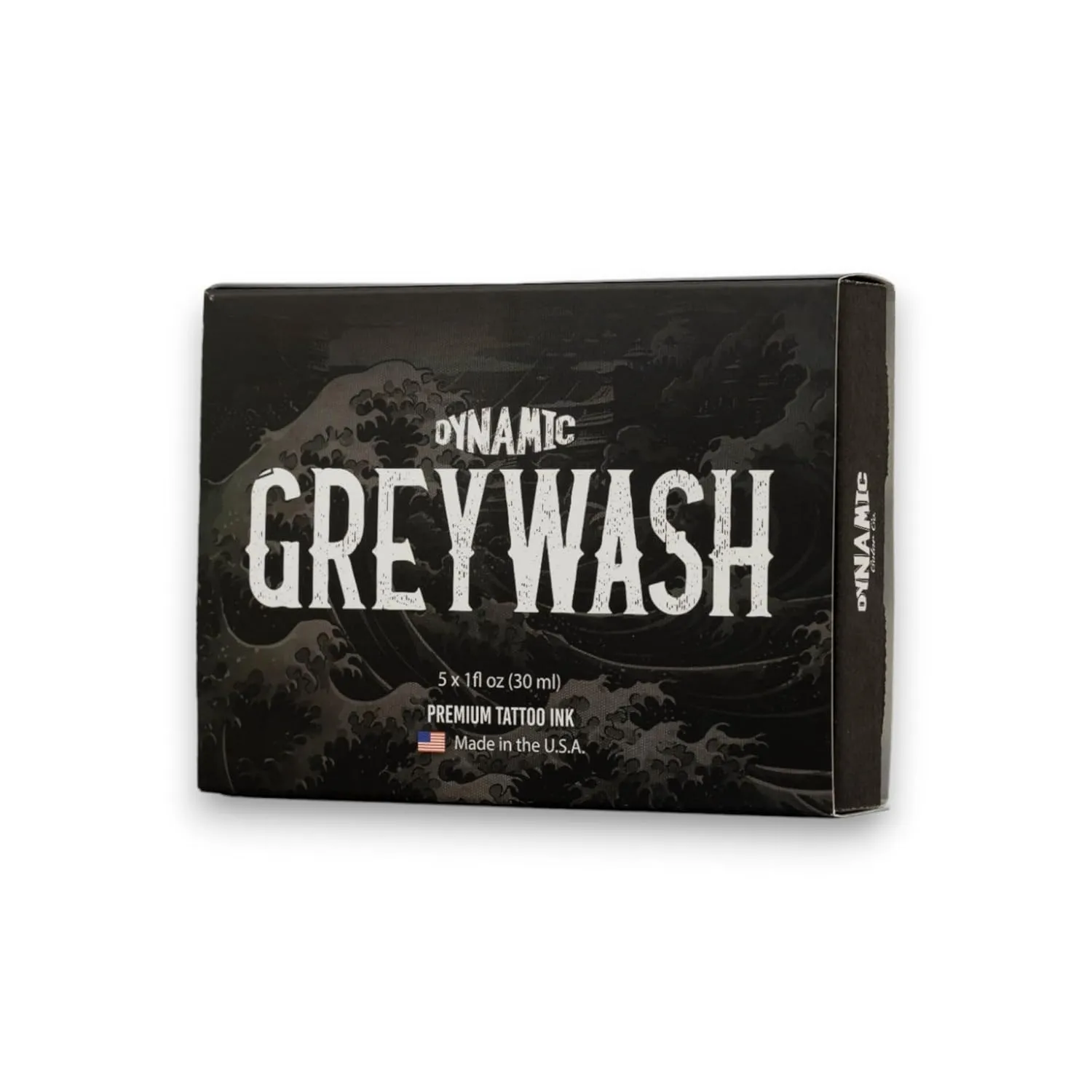 Dynamic Color Co - Greywash Set, Premade Tattoo Greywash, Includes 4 Shades Plus Mixing Solution, 5 Bottle Set, Made in USA, Sterile, Hospital Grade Water, Vegan (1 Ounce Bottles)