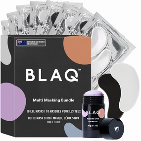 Dynamic Duo Multi-masking Bundle of Award Winning Bright Eyes Hydrogel Under Eye Patches for Dark Circles, 10 x 5 Uber Hydrating Snow Circle Under Eye Patches and 1 x Kelp Me Out Clay Mask