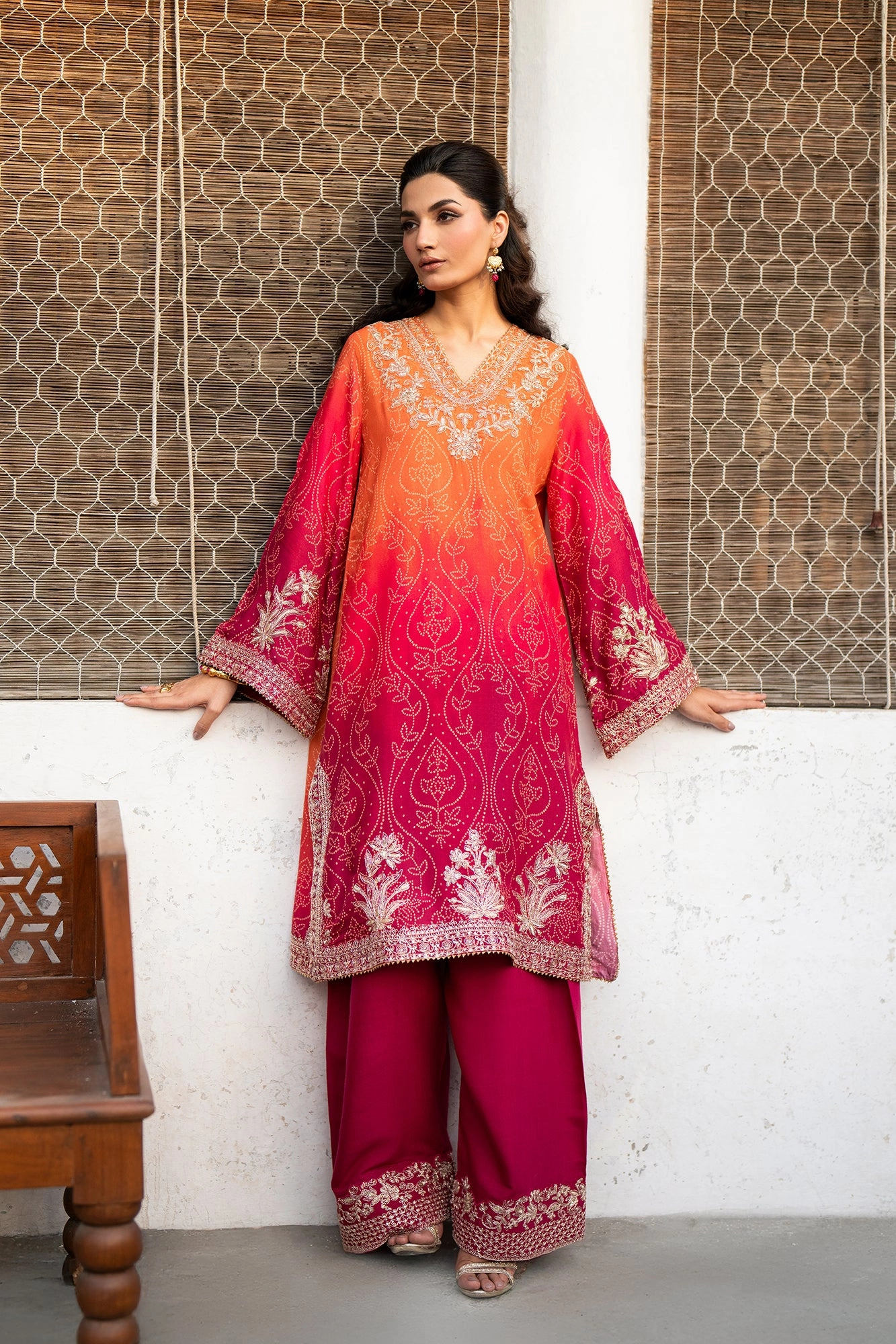 EMBROIDERED SUIT (E0792/104/212)