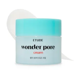ETUDE Wonder Pore Cream 2.5 fl. Oz (23AD) | Kbeauty | Hypoallergenic Skin Care Solution | Watery Gel Formula Moisturizing Cream with Sebum Control for Sensitive Skin Without Perfume